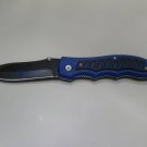 Homeland Heroes #2 Law Enforcement Police 4 1/2 " Closed Tactical Collectible Collector Knife