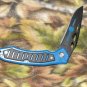 Black Squall Blue Tactical Chipaway Cutlery 4 1/2 " Closed Collectible Collector Knife