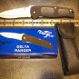 Black Delta Ranger Locking Tactical 4 3/4 " Closed Flying Falcon Collectible Collector Knife