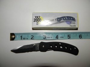 Yk2 2000 2 Barracuda Lockblade 3 " Closed Tactical Pocket Collectible Collector Knife