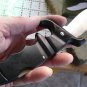Black Defender 4 3/4 " Lockback Closed Collectible Collector Pocket Knife