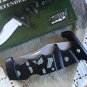 Black Defender Camo 4 3/4 " Lockback Closed Collectible Collector Pocket Knife