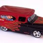 Jada DubCity DUB CITY Old Skool 1957 Die Cast Red Black Flames Chevy Suburban Car Truck