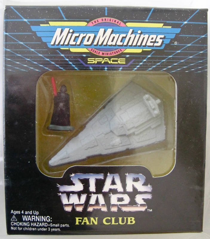 Star Wars Fan Club Micro Machines Star Destroyer & Vader Figure