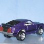 Johnny Lightning JL 1970 Purple Boss Mustang Die Cast Car & Collector Coin