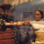 Star Wars Padme Amidala Ep2 Tied Gun To Hand & Mole On Cheek Also Bkgd Card