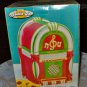 Juke Box Ceramic Cookie Jar Storage Container MINT