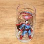 Superman Breaking Chains 1975 Rounded Bottom Variant Super Hero Glass by Pepsi! VHTF Near Impossible