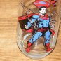 Superman Breaking Chains 1975 Rounded Bottom Variant Super Hero Glass by Pepsi! VHTF Near Impossible