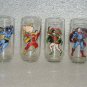 Superman Breaking Chains 1975 Rounded Bottom Variant Super Hero Glass by Pepsi! VHTF Near Impossible