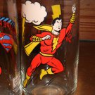 Shazam Super Hero Rounded Bottom Variant Super Hero Glass by Pepsi! VHTF