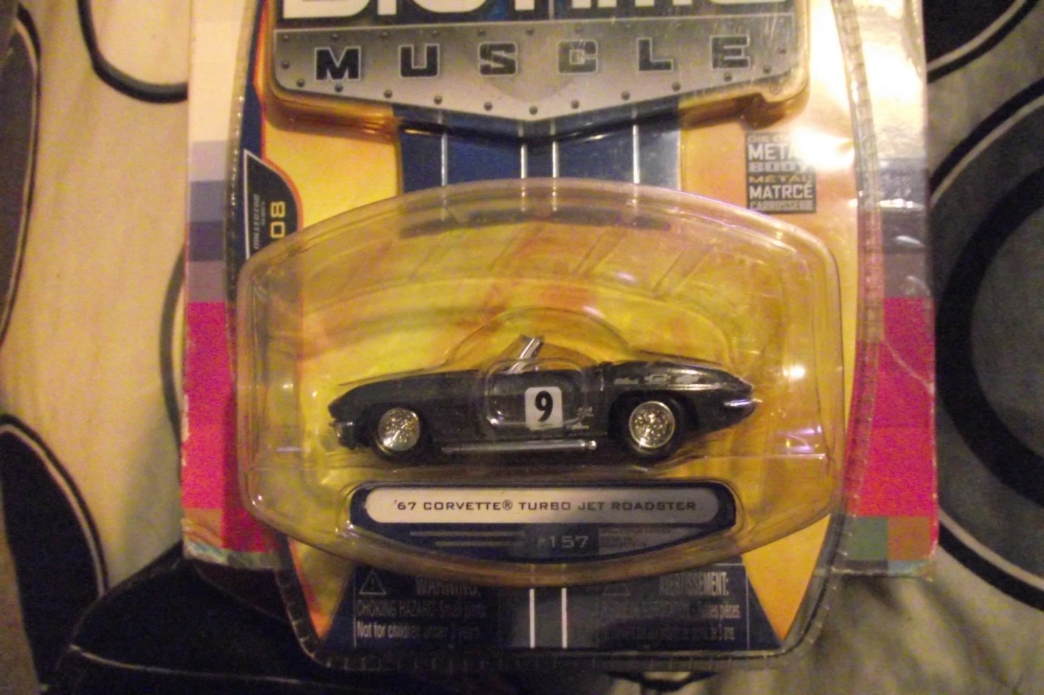 Jada 1967 67 Corvette Big Time Muscle 67 1967 Turbo Jet Roadster Die Cast Car