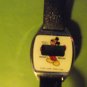 Mickey Mouse Bradley 1983 White Face Holding Time Window Watch VHTF