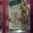 Star Wars R2D2 C3PO Droids ESB Button Bottom Thin Decal Bk Glass A HOLY GRAIL