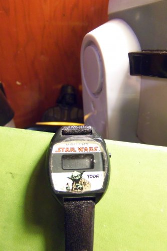 Star Wars Yoda LCD Bradley Watch Rare Vintage Edition VHTF