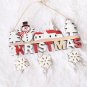 Wooden Christmas Pendants Door Wall  Decor cristmas Tree Hanging Ornaments For Home.