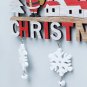 Wooden Christmas Pendants Door Wall  Decor cristmas Tree Hanging Ornaments For Home.