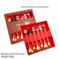 Christmas Fork And Spoon Set, Stainless Steel Creative Tableware,Coffee Tea  Forks And Spoons