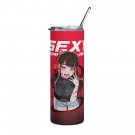 STREAM DREAM 20 OZ STAINLESS STEEL TUMBLER FREE SHIPPING!