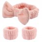 3pcs Wash Face Headband Skin Care Wristbands Girls Sweatbands Bathroom Accessories