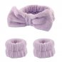 3pcs Wash Face Headband Skin Care Wristbands Girls Sweatbands Bathroom Accessories