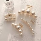 Elegant Big Pearl Hair Claws for Women Korean Acrylic Hair Clips Girls Clip Fashion Hair Accessories