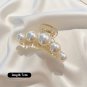 Elegant Big Pearl Hair Claws for Women Korean Acrylic Hair Clips Girls Clip Fashion Hair Accessories
