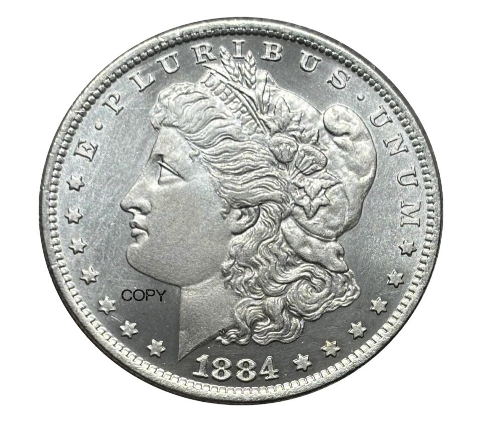 1884 S Morgan Silver Dollar Key Date COPY coin