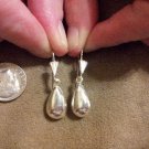 *~New Sterling Silver Drop Dangle earrings