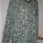 *~NWT Vintage (Estate) Proudly Plus L/S Green Rose top sz 1X