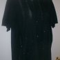 *~NWOT Vintage ALFRED DUNNER Black Beaded Knit S/s top sz L