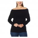 Colleen Lopez Convertible Neck Pullover Sweater (BLACK, XLARGE) 763964