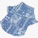 AnyBuddy Lush Jersey Pet Shirt (Indigo Patchwork, Medium) A566982