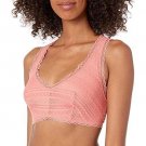 Mae Women's Pullover Key Hole Racerback Bralette (for A-C cups) Rosy Mauve, XS)