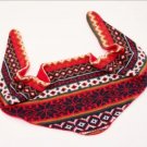 Cuddl Duds Fleecewear with Stretch Pet Bandana (Red/Fairisle, One Size) A548952