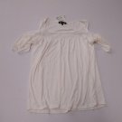 Women's Cut Out Shoulder Bexley Tunic Top White Large - White Mark