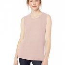 Daily Ritual Scoop Neck Cozy Knit Sleeveeless Muscle Tee (Pink, Size 2XL)
