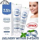 2 Pasta dental con 7.5% Nano Hidroxiapatita, sin flúor, 4oz, blanqueadora