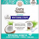 GuruNanda Teeth Whitening Strips with Coconut Oil - 14 Enamel Safe Strips