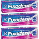 Fixodent Original Denture Adhesive Cream 0.75 oz (3 Pack)