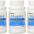 NEW MAG 64 MAGNESIUM CHLORIDE WITH CALCIUM 60 TABLETS ,3 Bottles