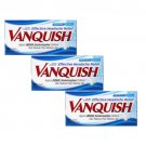 3 Pack - Vanquish Pain Reliever Effective Headache Relief, 100 Caplets Each