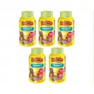 5 Pack Lil Critters Vitafusion Omega 3 Dha Dietary Supplement 120 Gummy Fish Ea