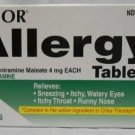 Major Allergy Chlorpheniramine Maleate 4mg 100 Tablets