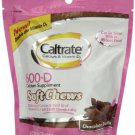3 Pack Caltrate Calcium Vitamin D Soft Chews Chocolate Truffle 60 Each