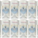 12 Pack Almay Anti Perspirant Deodorant Fragrance Free Clear Gel 2.25 Oz
