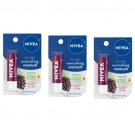 Nivea Blackberry Tinted Lip Care, 0.17 oz - Pack of 3