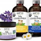 Matys Baby Cough Care Bundle, Organic Day & Night Cough Syrups 2-pk