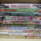 10 ADULT DVDS NEW SEX ADDICTS GANG BANG SLUTS WHOLESALE LOT A3 SUPER DEAL FACTORY SEALED