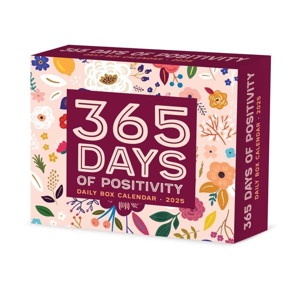 365 Days of Positivity 2025 Desk Calendar